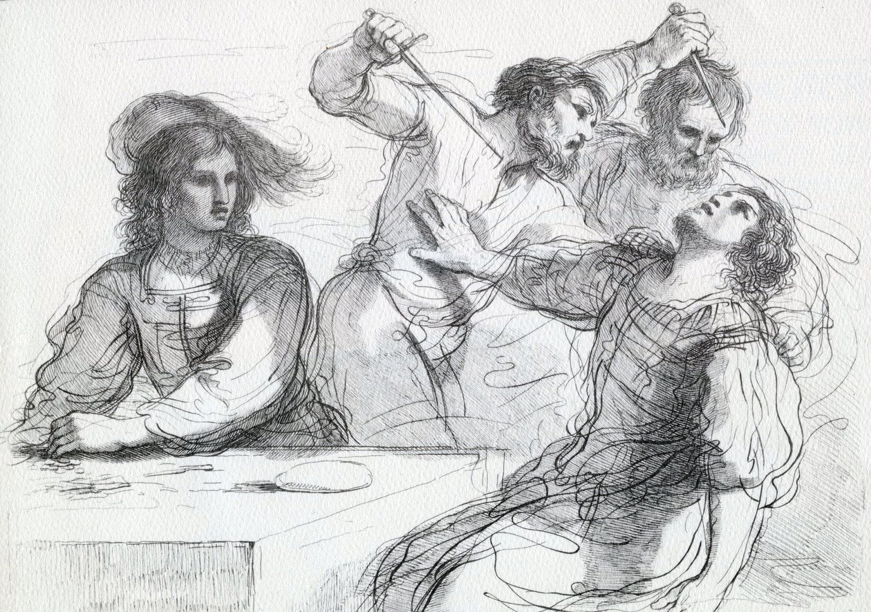 Streit über ein Spiel, 1764 von Francesco Bartolozzi