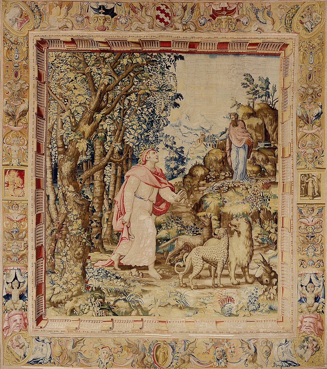 Das Treffen von Dante und Virgil von Francesco de Rossi Salviati Cecchino