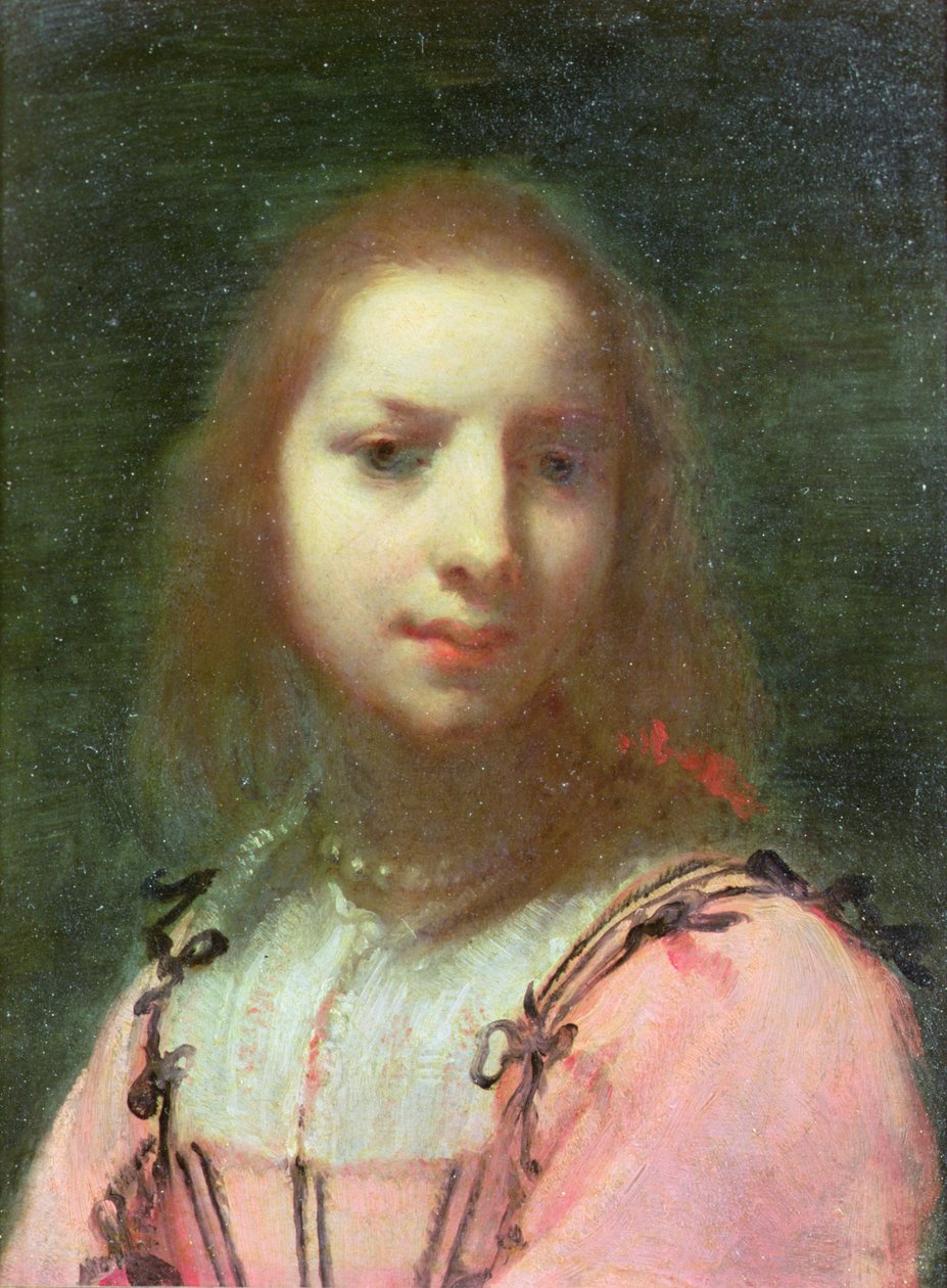 Porträt einer jungen Frau, ca. 1640 von Francesco (attr. to) Furini