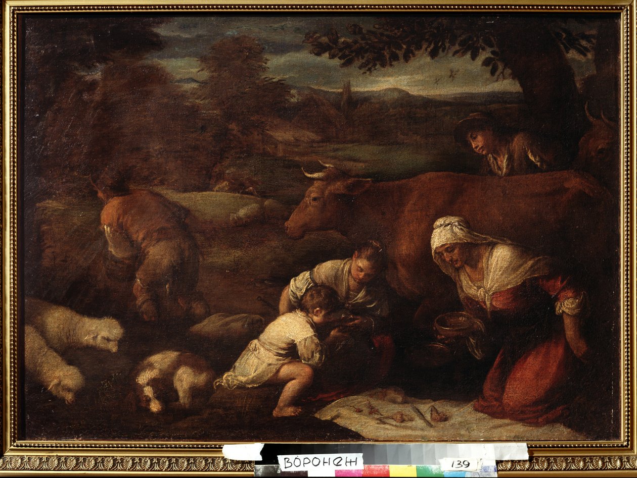 Der Abend von Francesco (circle of) Bassano