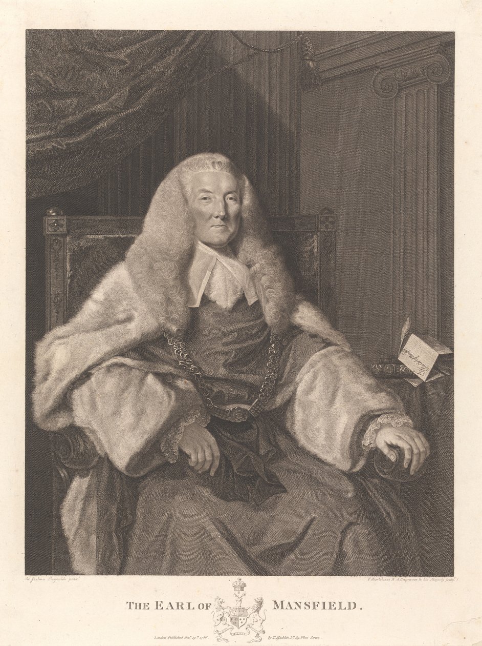 Der Earl von Mansfield von Francesco Bartolozzi
