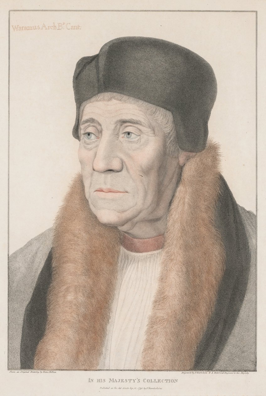 Waramus Erzbischof von Canterbury von Francesco Bartolozzi