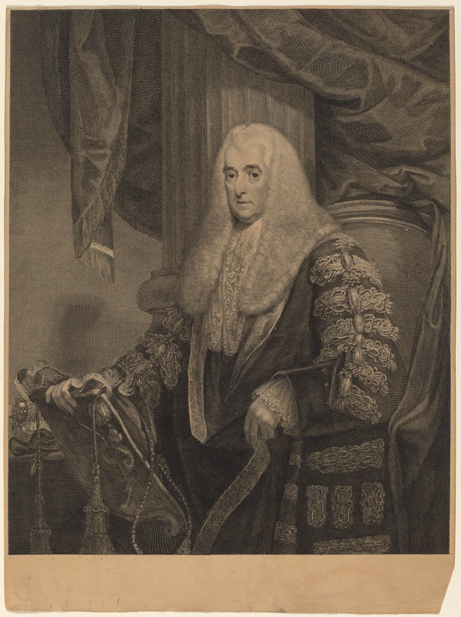 Alexander, Lord Loughborough von Francesco Bartolozzi after James Northcote