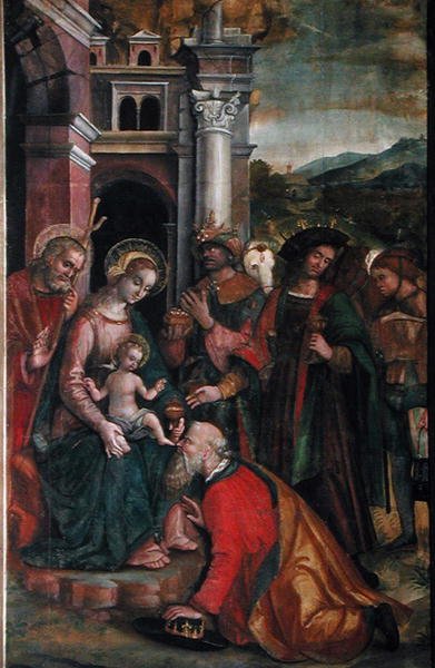 Anbetung der Könige, 1517 von Francesco Casella
