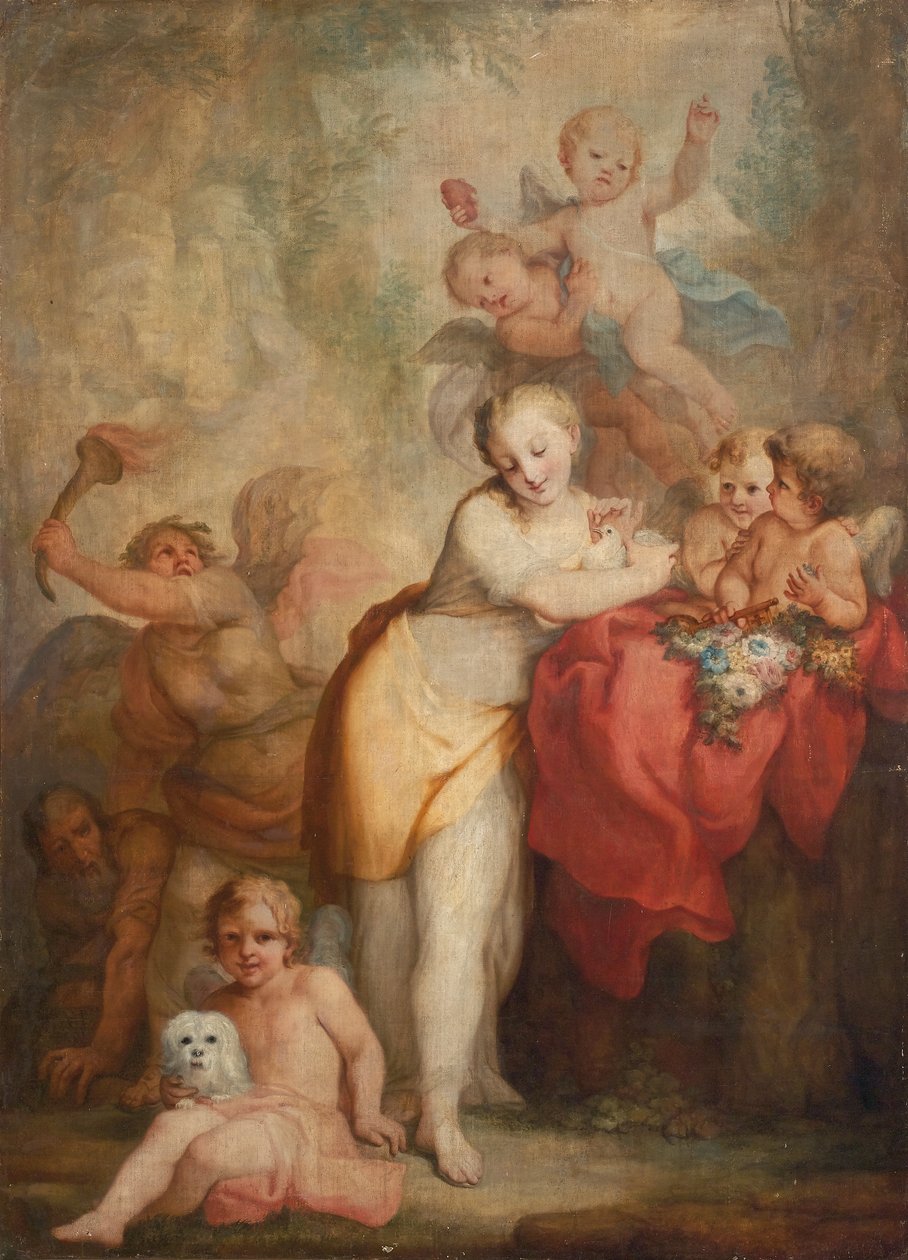 Allegorie von Laster und Tugend von Francesco Corneliani