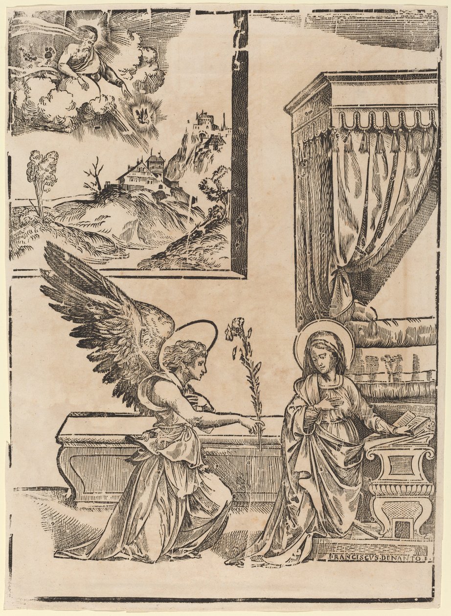 Die Verkündigung von Francesco Denanto