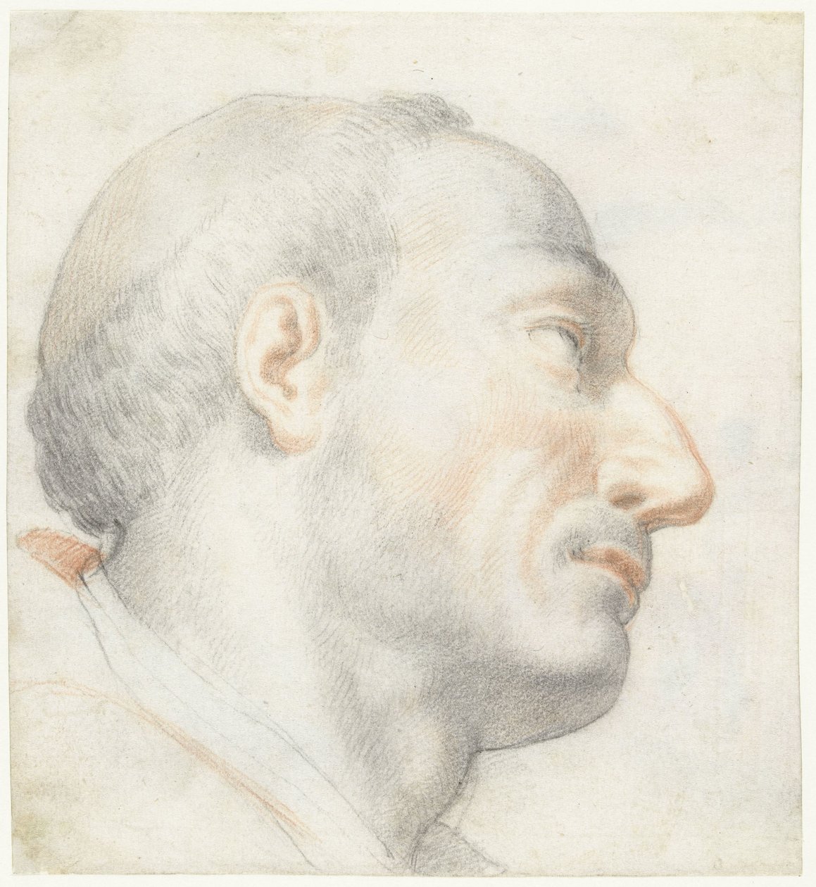 Der Kopf von San Carlo Borromeo von Francesco Furini (attributed to)