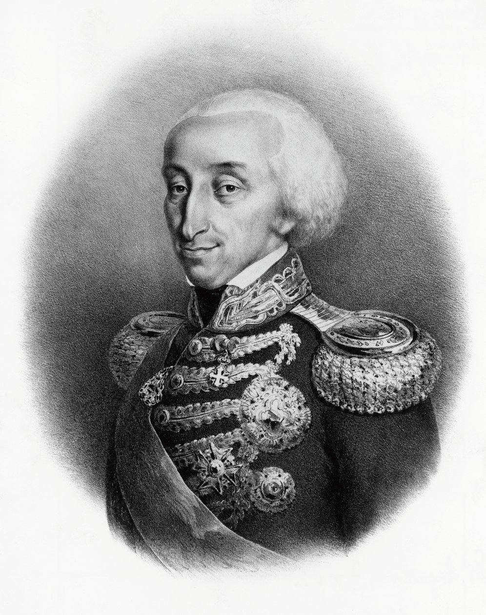Porträt von Vittorio Emanuele I. von Savoyen (1759-1824), König von Sardinien von Francesco Gonin