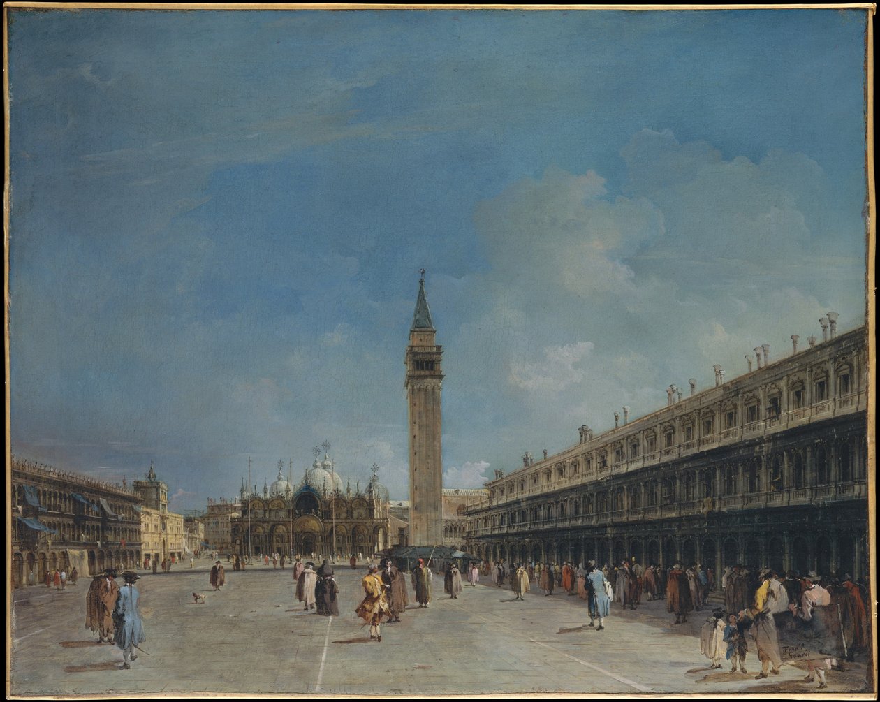 Piazza San Marco von Francesco Guardi