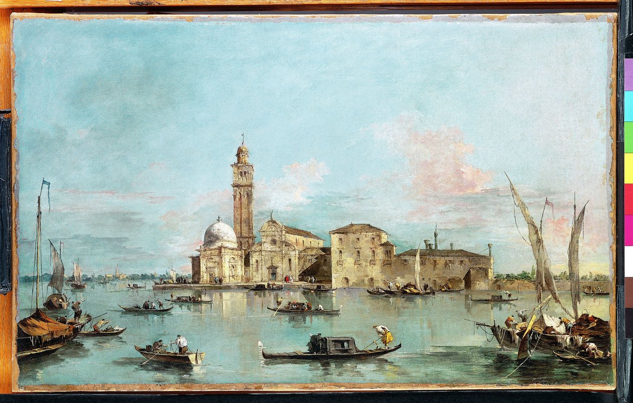 Die Insel San Michele, Venedig von Francesco Guardi