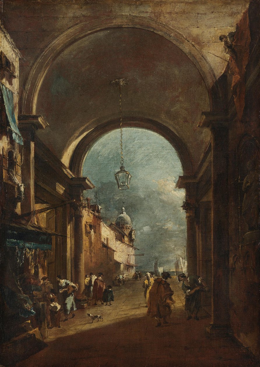 Tordurchblick von Francesco Guardi