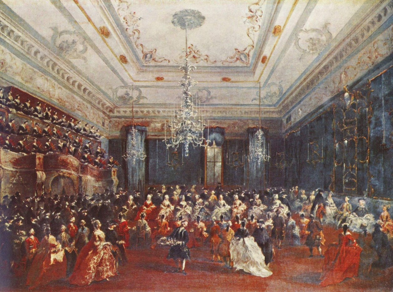 Venezianisches Galakonzert von Francesco Guardi