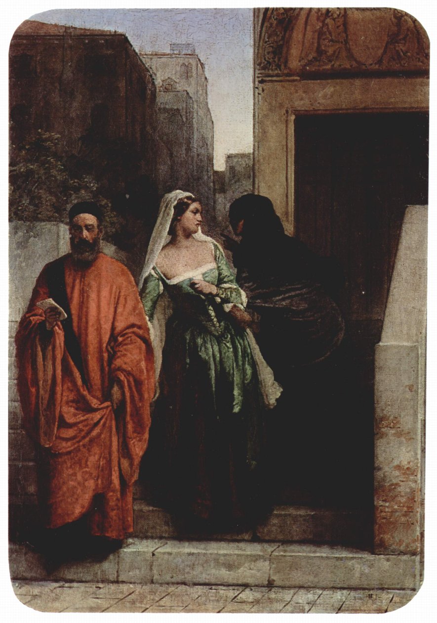 Rache eines Rivalen (Le Veneziane - Frauen aus Venedig) von Francesco Hayez