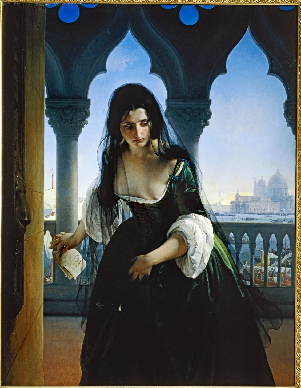 Die geheime Denunziation 1847 von Francesco Hayez