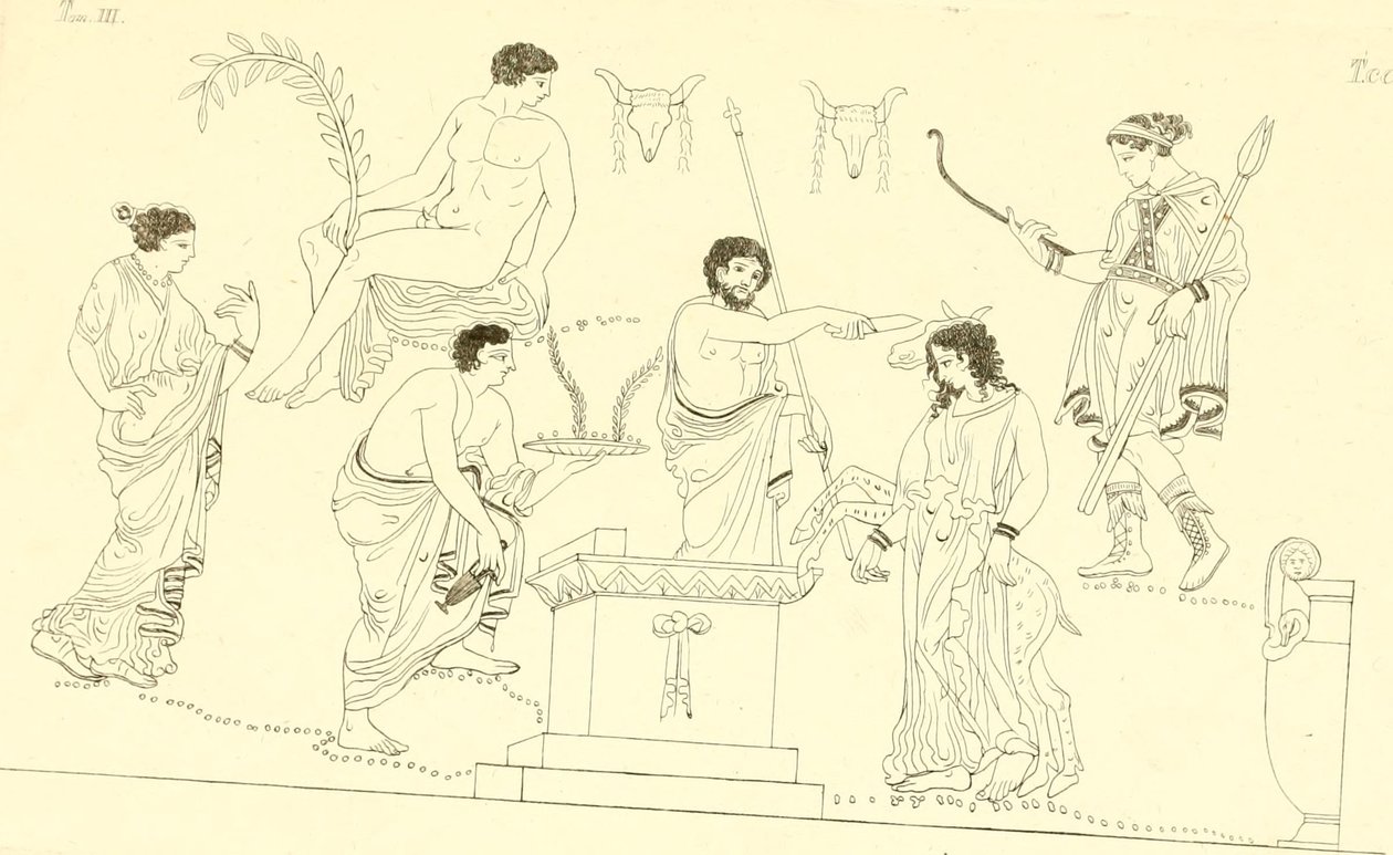 INGHIRAMI(1835) Malereien von Tonvasen Bd.3 T251 von Francesco Inghirami