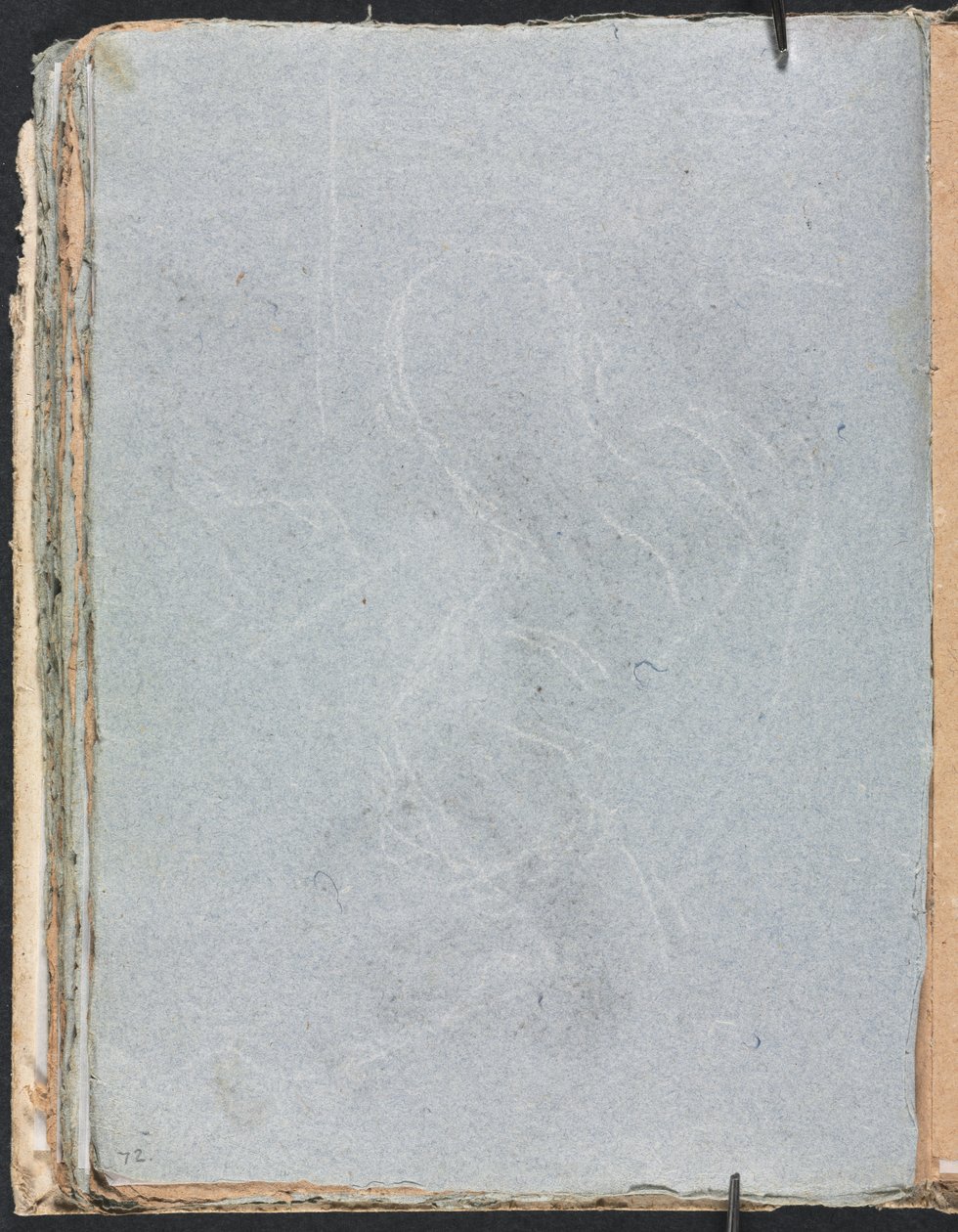 Verona Skizzenbuch: Figurenstudie (Seite 72) von Francesco Lorenzi