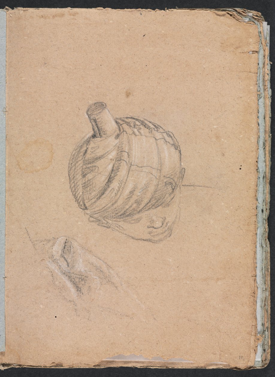 Verona Skizzenbuch: Kopf mit Turban (Seite 11) von Francesco Lorenzi