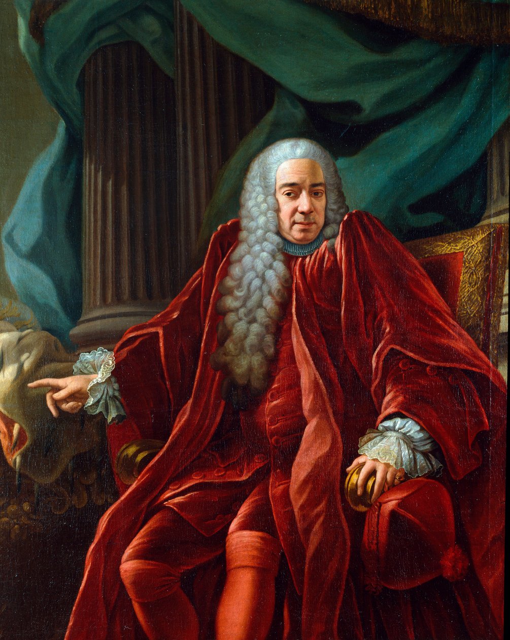 Porträt von Agostino Viale, Doge der Republik Genua von 1750 bis 1752 von Francesco Narice