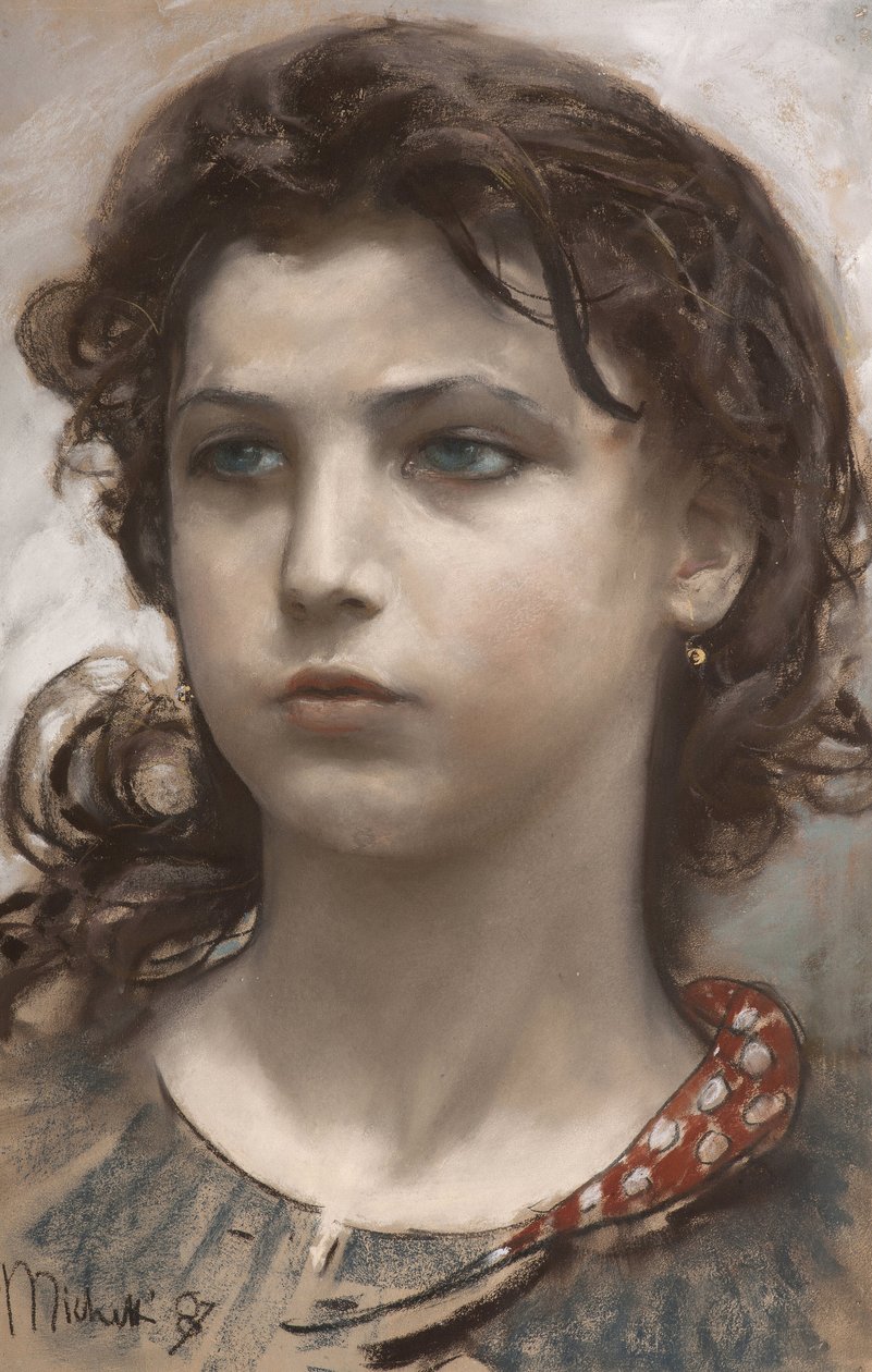 Porträt eines jungen Bauern von Francesco Paolo Michetti