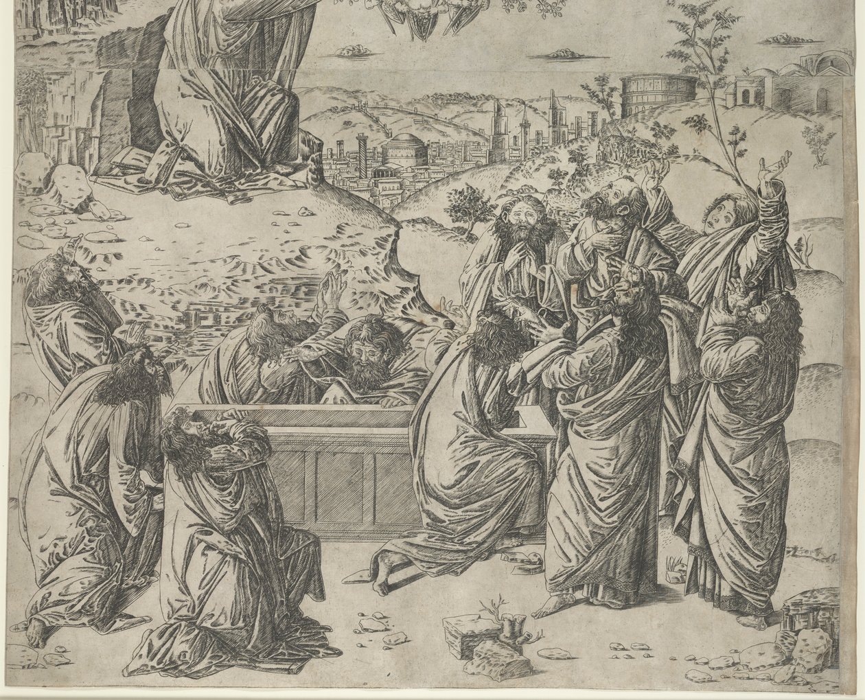 Die Himmelfahrt der Jungfrau von Francesco Rosselli
