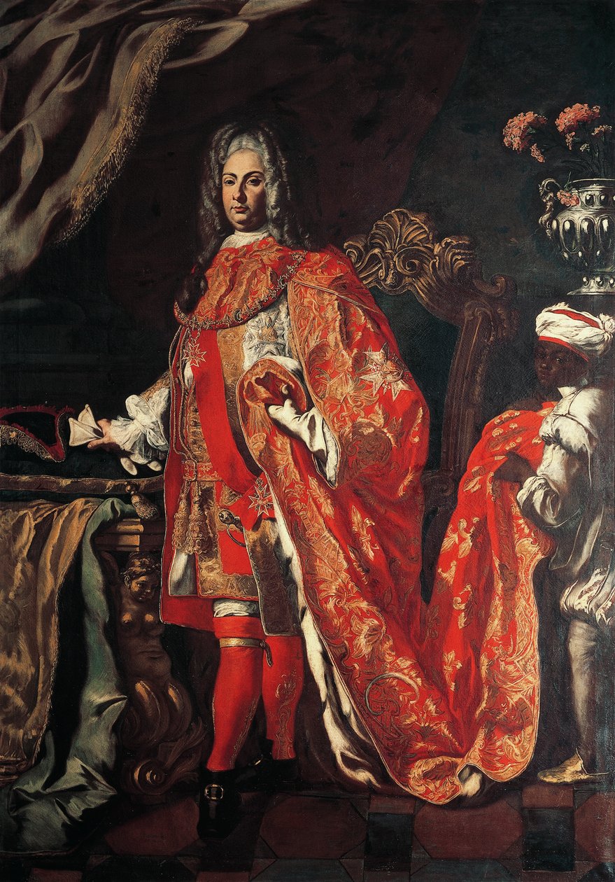 Porträt von Marzio Carafa, Herzog von Maddaloni, von Francesco Solimena (1647-1747) von Francesco Solimena