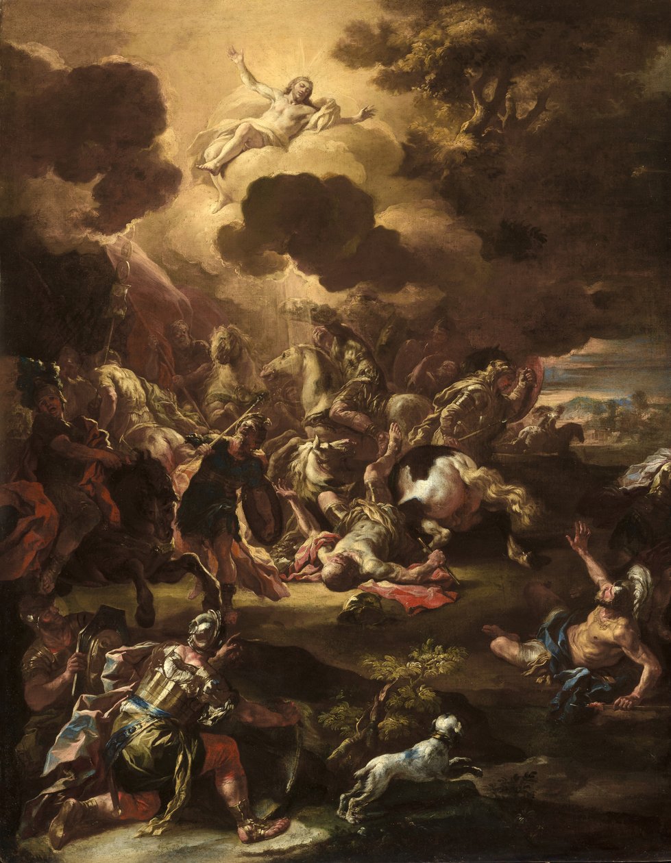 Die Bekehrung des Saulus von Francesco Solimena