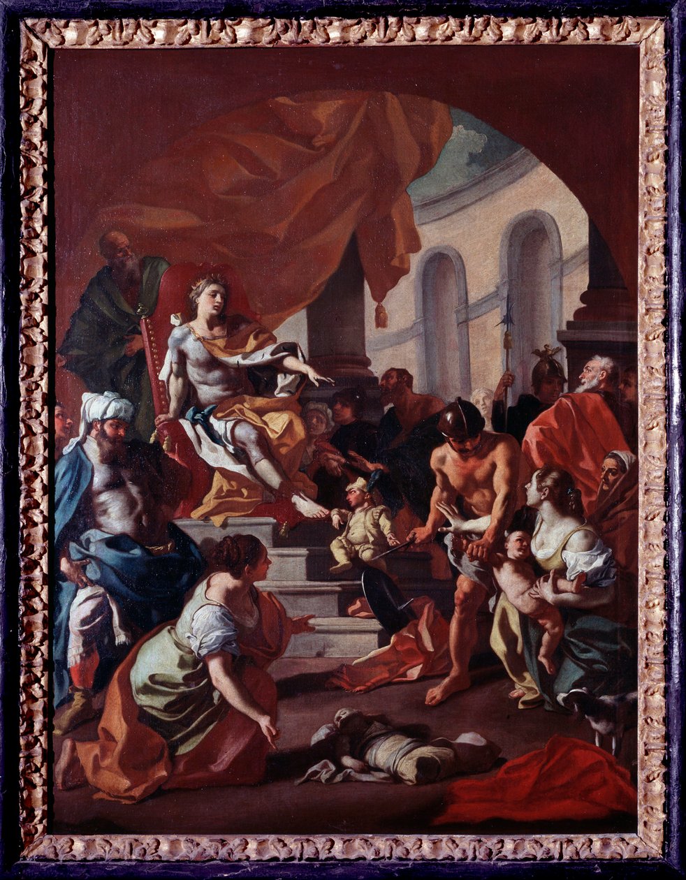 Das Urteil Salomos (Gemälde von Francesco de Mura) von Francesco de Mura