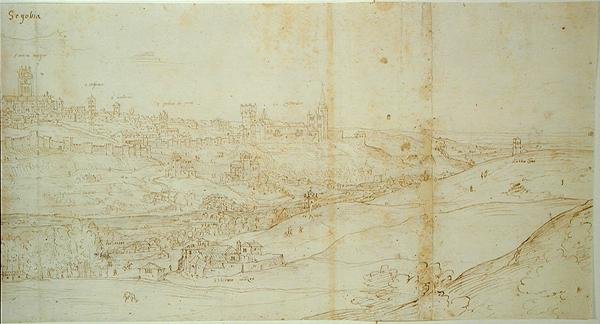 Ansicht von Segovia, 16. Jahrhundert von Francis Bicknell after Carpenter