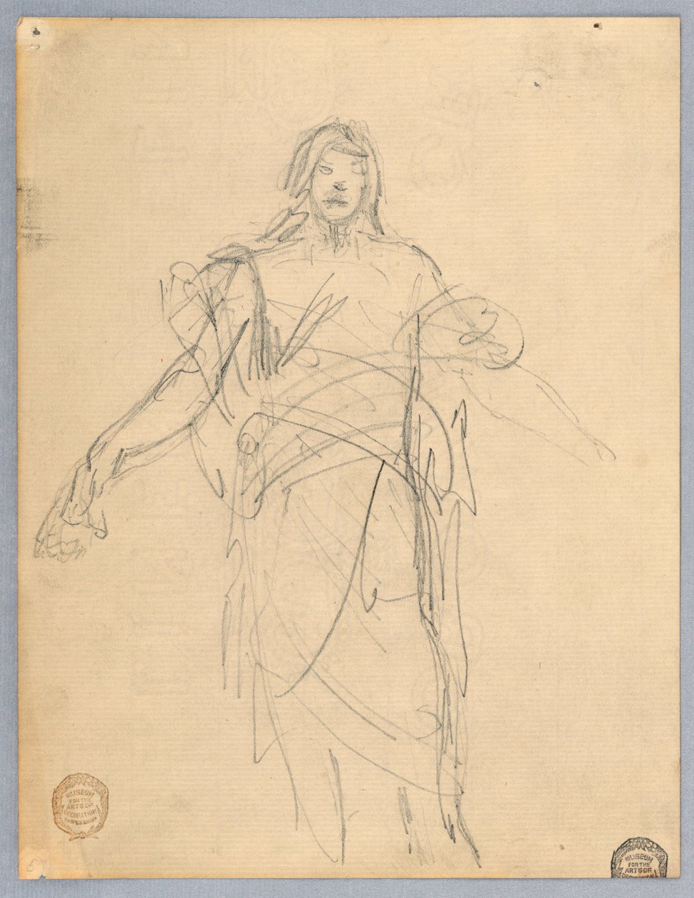 Studie für Christus, Chorraum von St. Bartholomäus, New York von Francis Augustus Lathrop