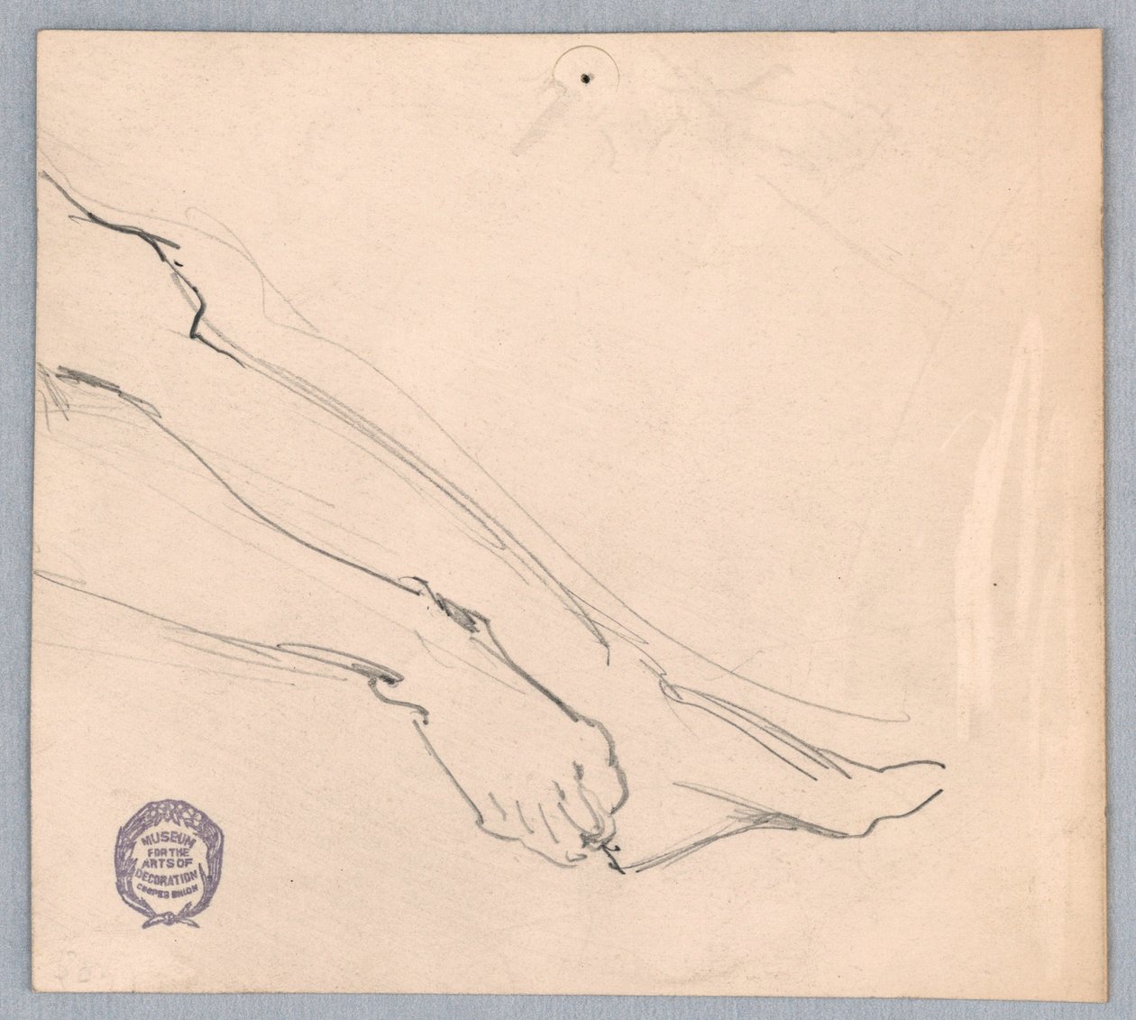 Studie für "Diana und ihre Begleiterinnen unter den Sternbildern" von Francis Augustus Lathrop