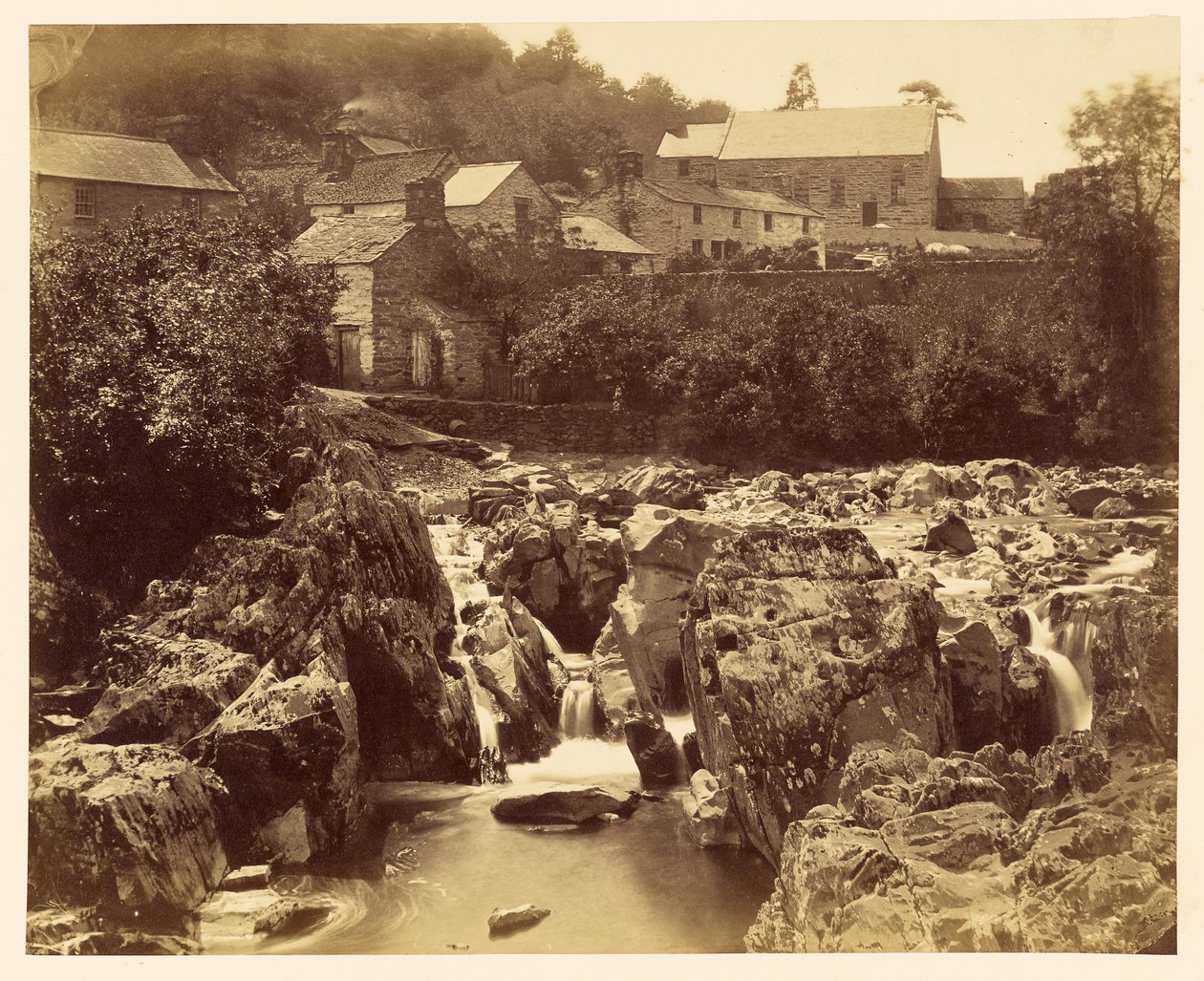 Bei Pont y pair, Bettws-y-Coed, Nordwales von Francis Bedford