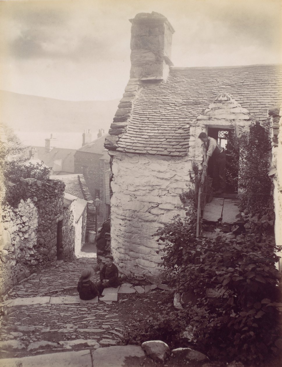 Altes Barmouth, 1870er von Francis Bedford