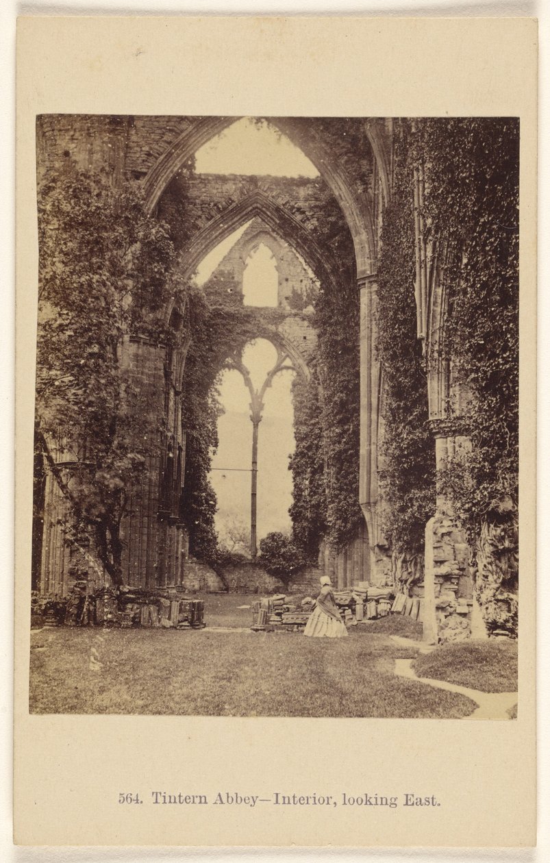 Tintern Abbey - Innenansicht nach Osten von Francis Bedford
