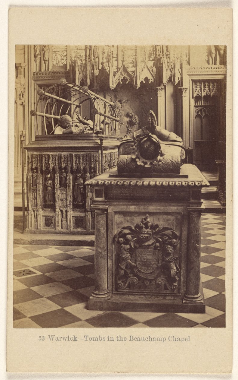 Warwick - Gräber in der Beauchamp-Kapelle von Francis Bedford