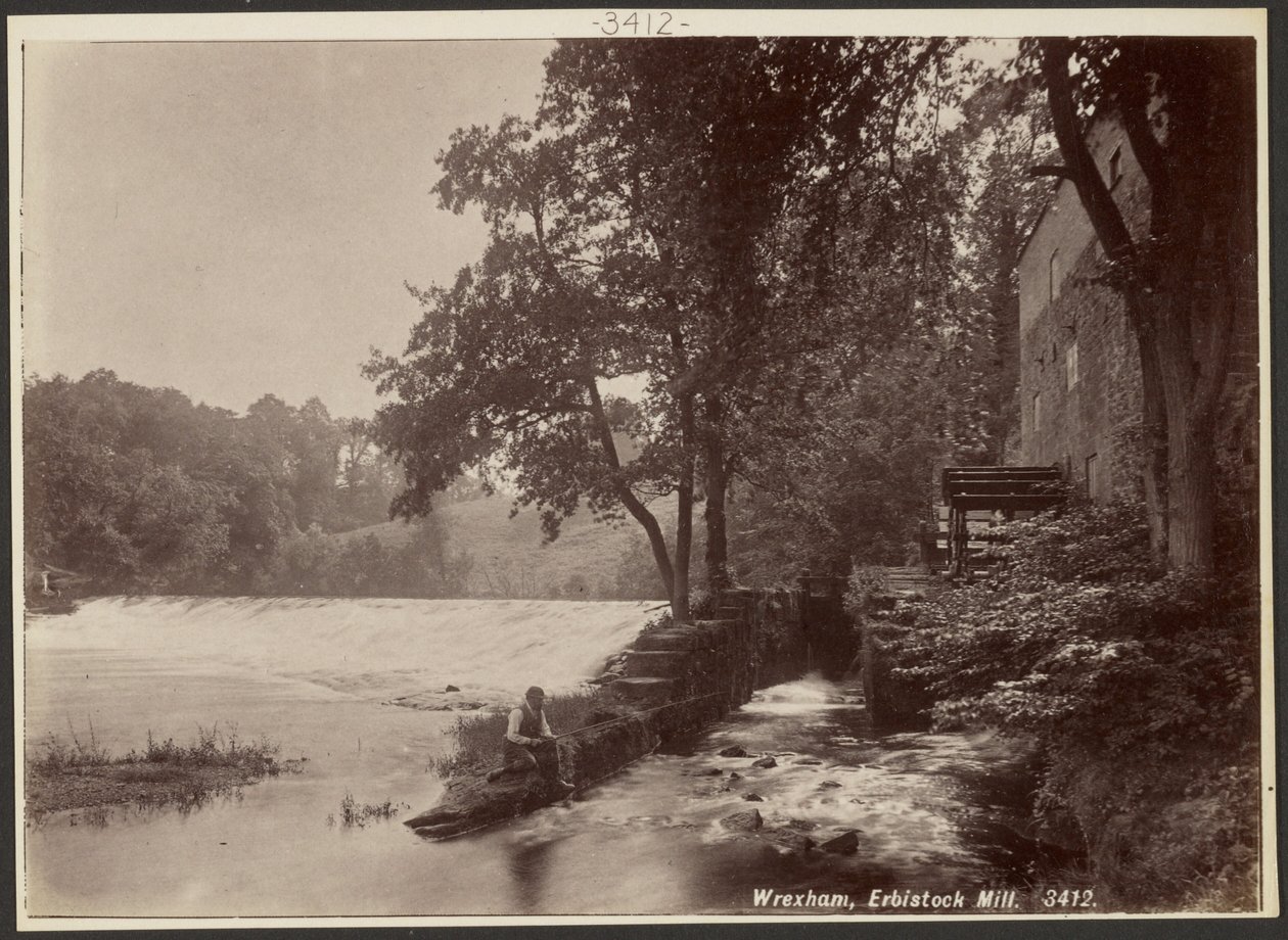 Wrexham, Erbistock Mühle von Francis Bedford
