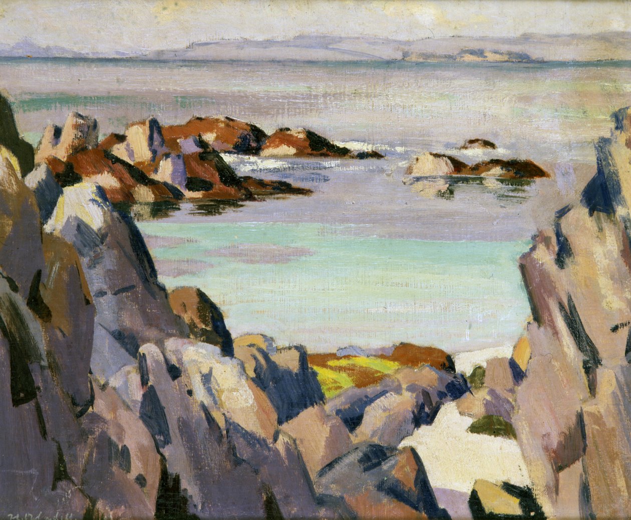Staffa und Rhum von Iona von Francis Campbell Boileau Cadell