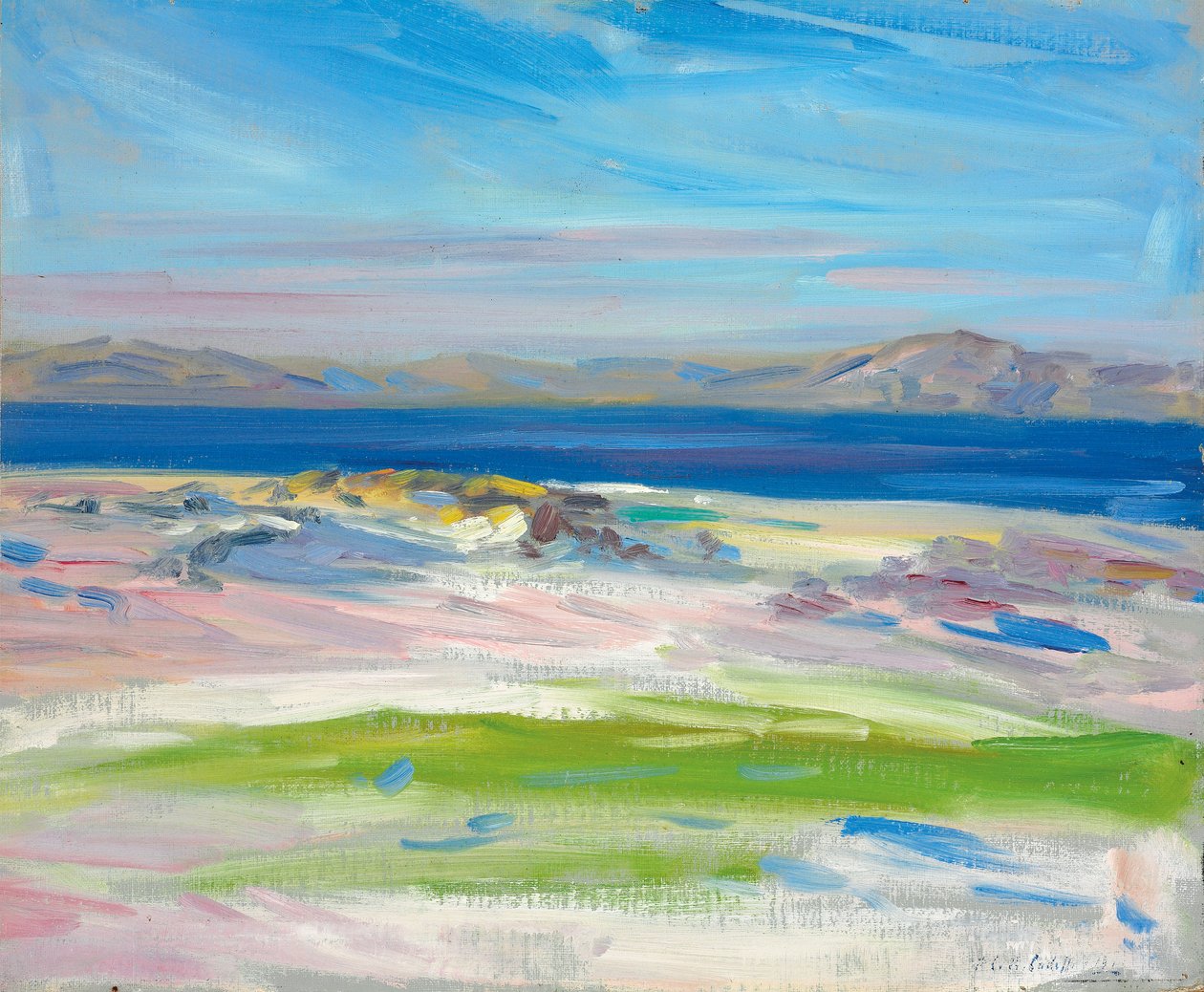 Die Ansicht der weißen Sandstrände, Iona von Francis Campbell Boileau Cadell