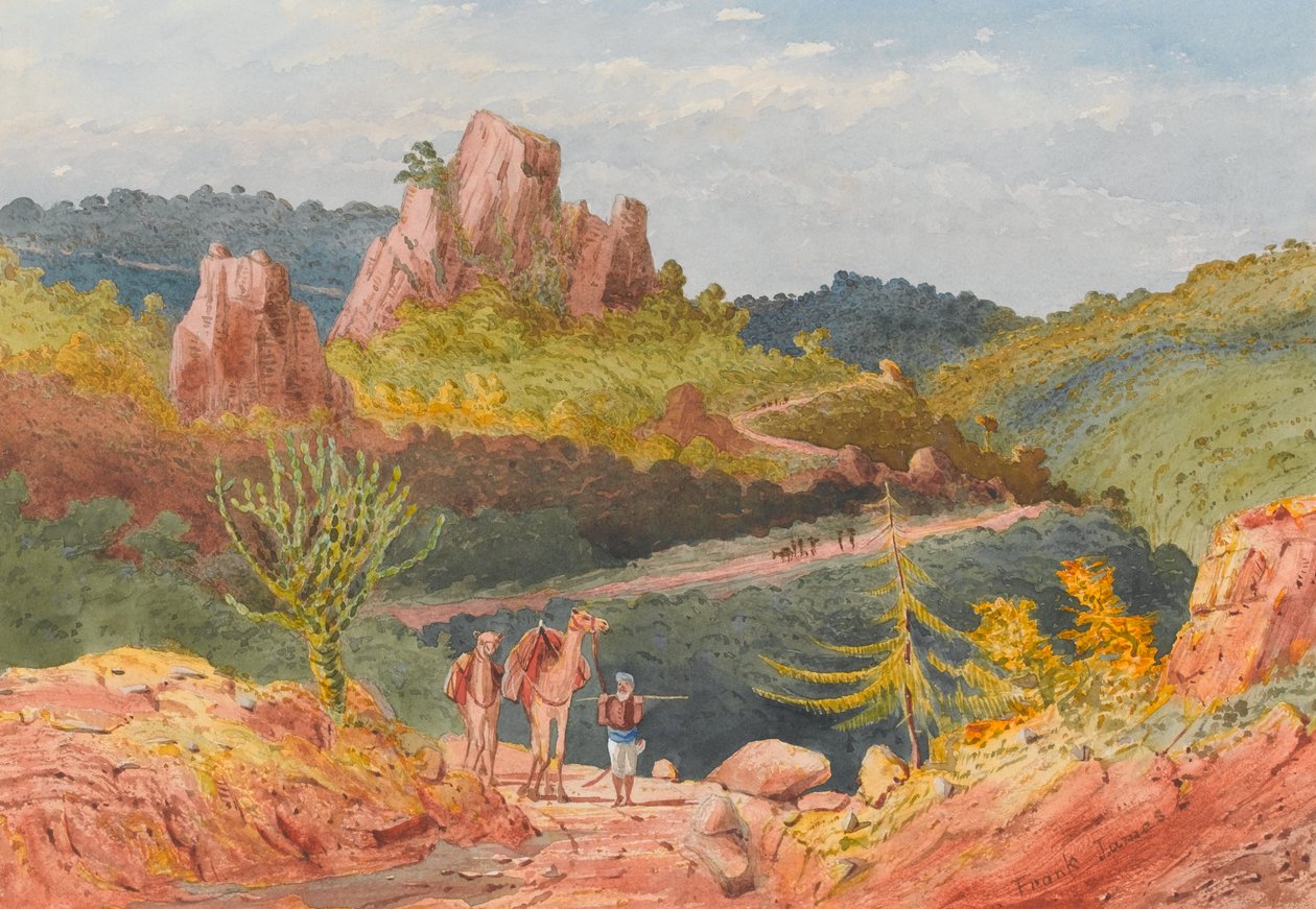 Amba Alaji, in der Nähe von Atillam von Francis Cornelius James