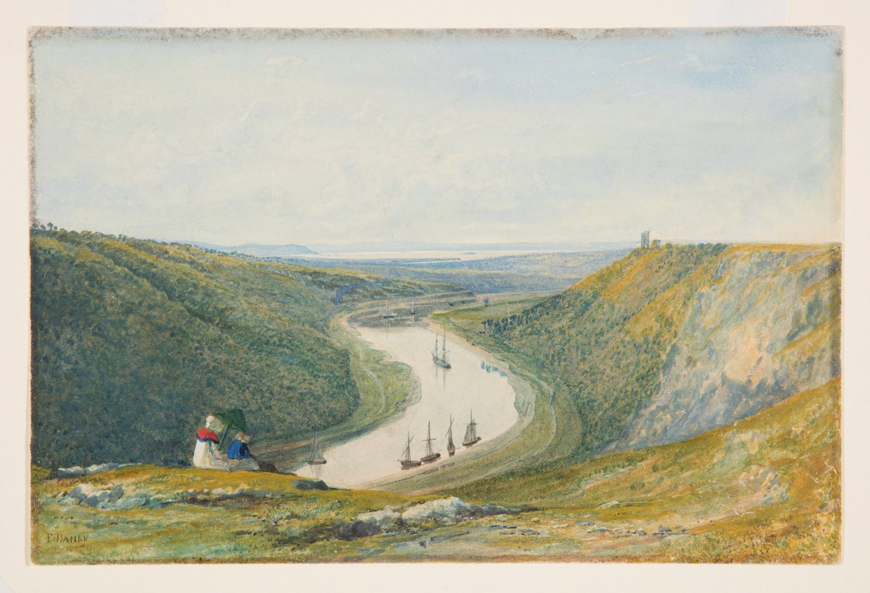 Der Avon von Durdham Down, um 1821 von Francis Danby