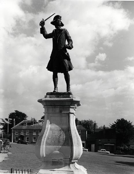 Statue von Generalmajor James Wolfe (1727-59) von Francis Derwent Wood