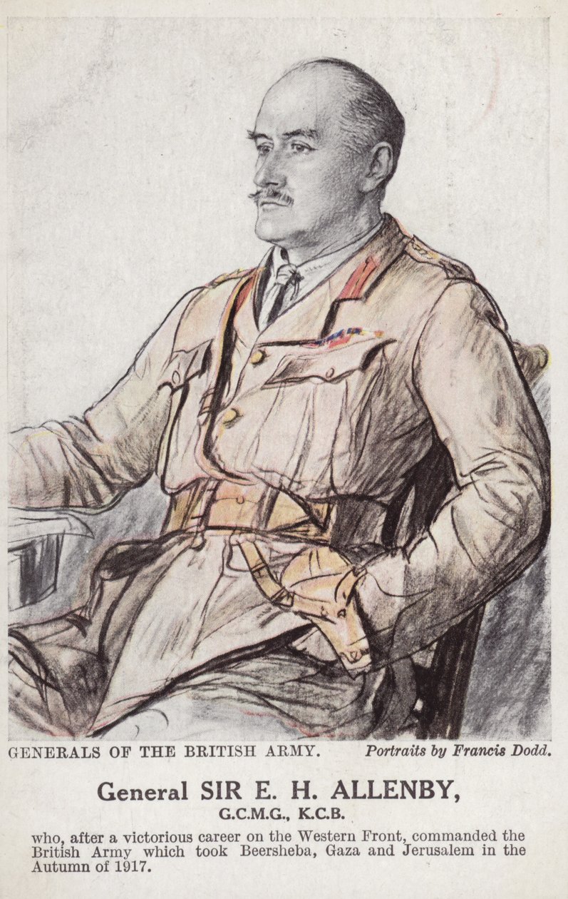 General Sir E H H Allenby von Francis Dodd