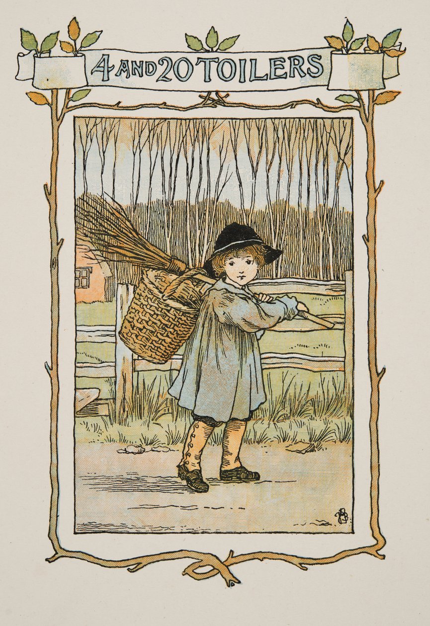 Vignette aus Vierundzwanzig Arbeiter, veröffentlicht 1900 von Francis Donkin Bedford