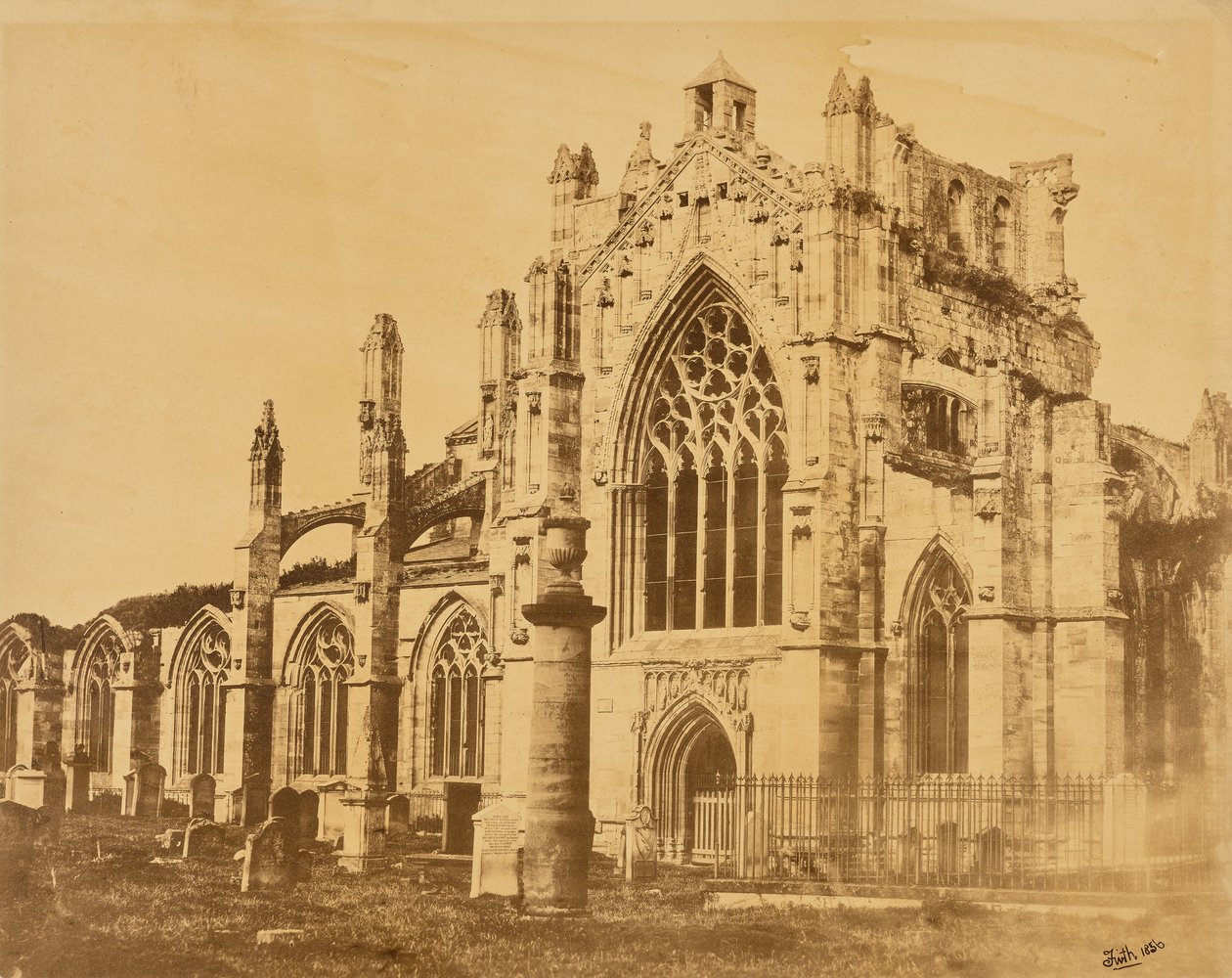 Melrose Abbey von Francis Frith