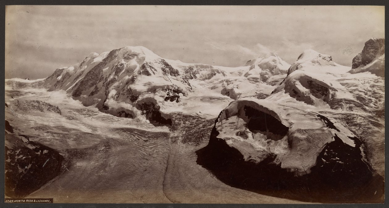 Monte Rosa und Lyskamm von Francis Frith