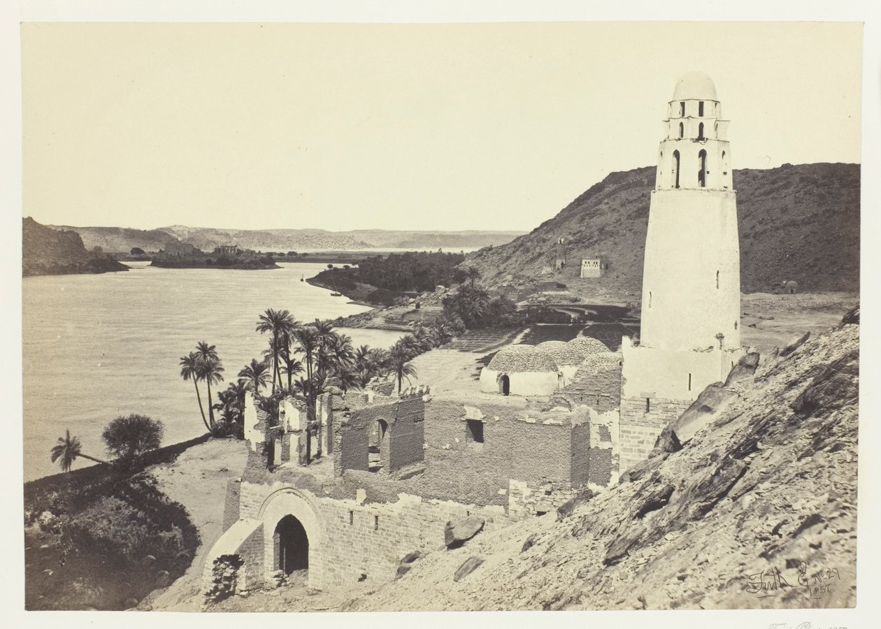 Ruinenmoschee in der Nähe von Philä von Francis Frith