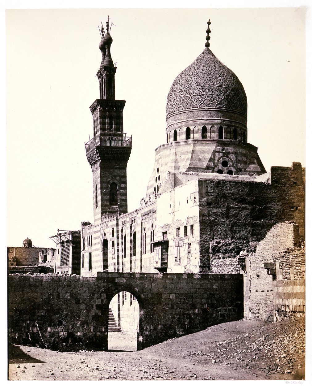 Die Moschee des Emirs, Akhoor, Kairo von Francis Frith