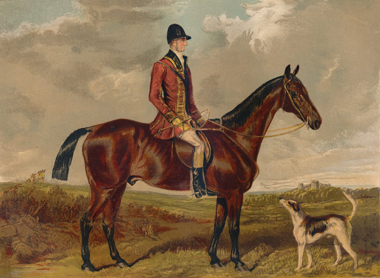 Mr. Charles Davis - Jäger der königlichen Hirschhunde von Francis Grant
