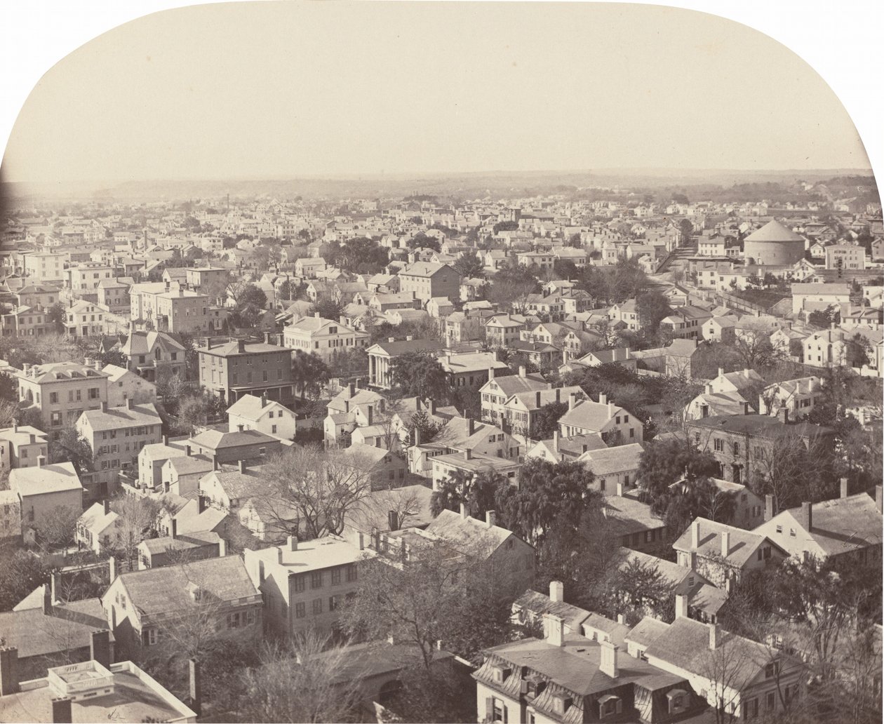 Blick nach Nordwesten von der Westminster Street, Providence von Francis Hacker