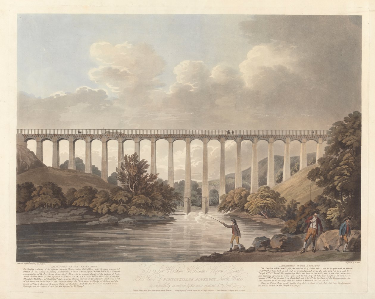Pontysyllte-Aquädukt, Nordwales von Francis Jukes