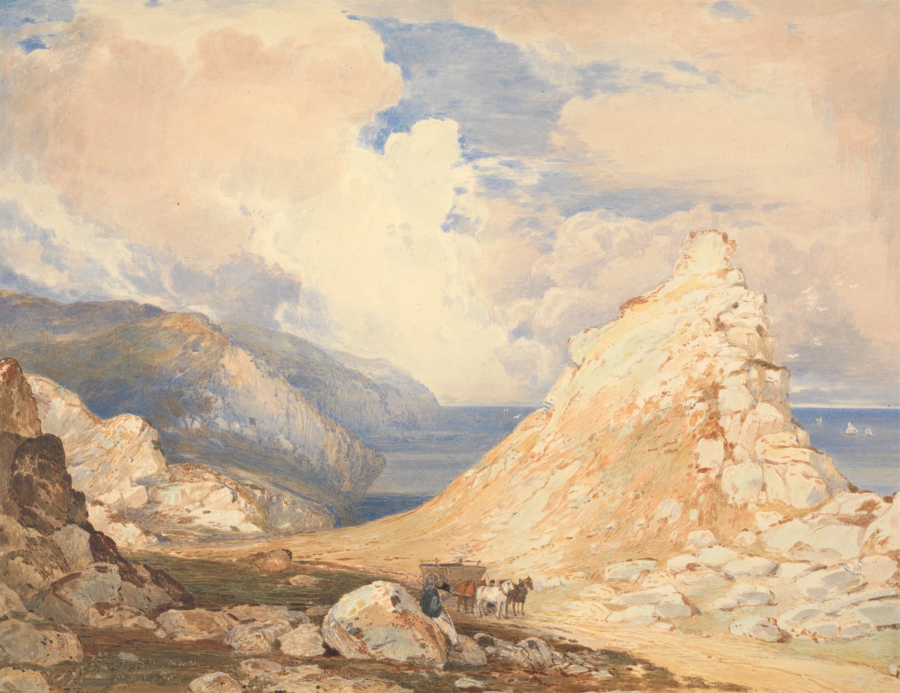 Tal der Felsen, Lynton, Nord-Devon von Francis Oliver Finch